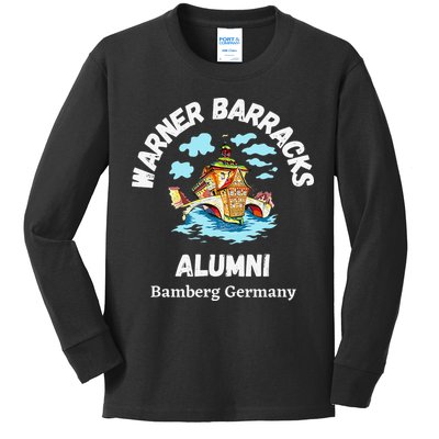 Warner Barracks Alumni Bamberg Germany Kids Long Sleeve Shirt