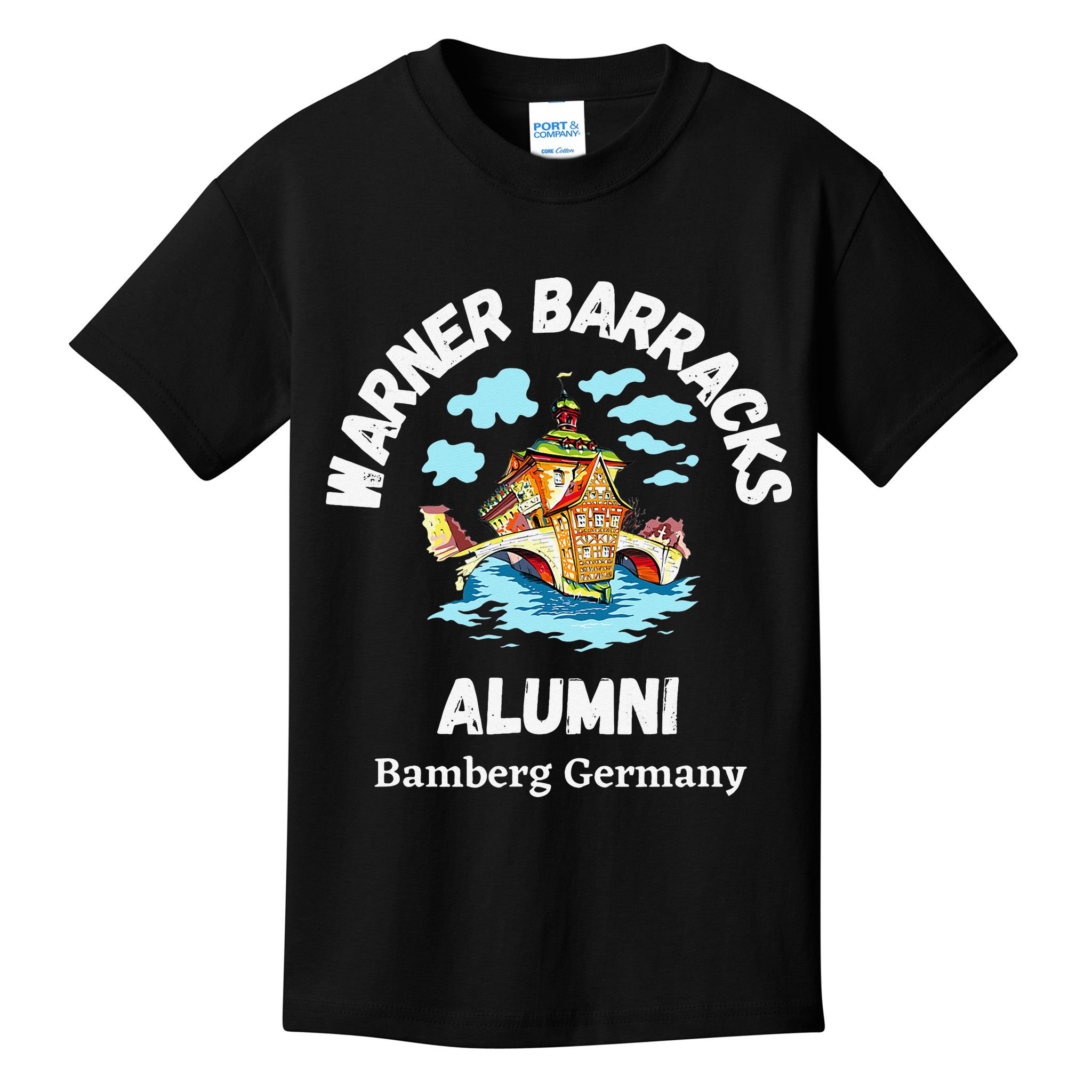 Warner Barracks Alumni Bamberg Germany Kids T-Shirt