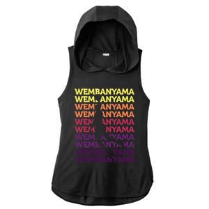 W.E.M.B.A.N.Y.A.M.A Basketball Amazing Gift Fan= Ladies PosiCharge Tri-Blend Wicking Draft Hoodie Tank