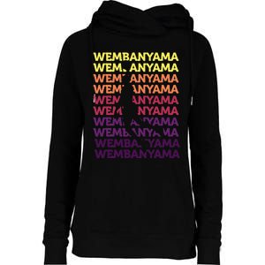 W.E.M.B.A.N.Y.A.M.A Basketball Amazing Gift Fan= Womens Funnel Neck Pullover Hood