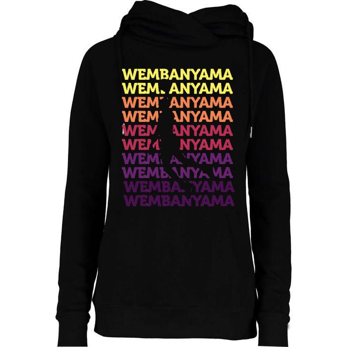 W.E.M.B.A.N.Y.A.M.A Basketball Amazing Gift Fan= Womens Funnel Neck Pullover Hood