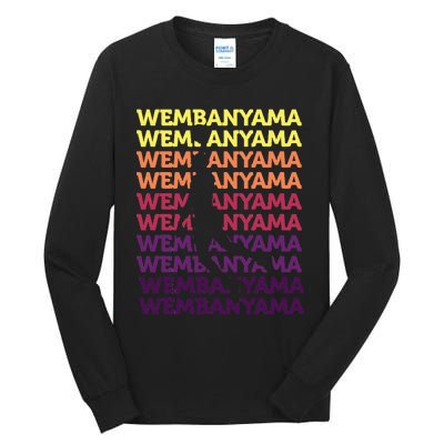 W.E.M.B.A.N.Y.A.M.A Basketball Amazing Gift Fan= Tall Long Sleeve T-Shirt