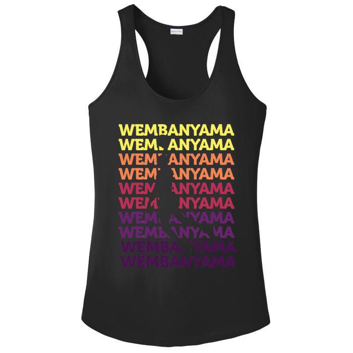 W.E.M.B.A.N.Y.A.M.A Basketball Amazing Gift Fan= Ladies PosiCharge Competitor Racerback Tank