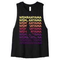 W.E.M.B.A.N.Y.A.M.A Basketball Amazing Gift Fan= Women's Racerback Cropped Tank