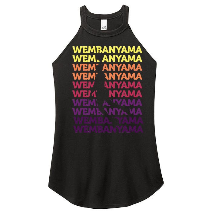 W.E.M.B.A.N.Y.A.M.A Basketball Amazing Gift Fan= Women's Perfect Tri Rocker Tank