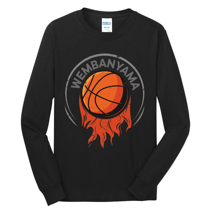 W.E.M.B.A.N.Y.A.M.A Basketball Amazing Tall Long Sleeve T-Shirt