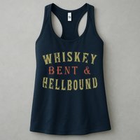Whiskey Bent And Hell Bound Drinking Drunk Party Hellbound Womens Tank Top