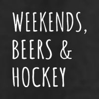 Weekends, Beers And Hockey Father's Day Gift 7 Panel Mesh Trucker Snapback Hat