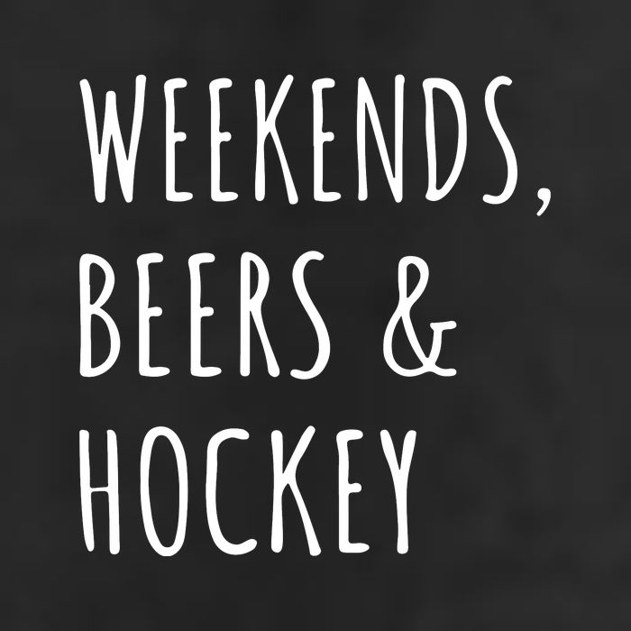 Weekends, Beers And Hockey Father's Day Gift 7 Panel Mesh Trucker Snapback Hat