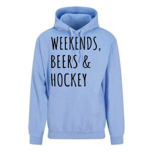 Weekends, Beers And Hockey Father's Day Gift Unisex Surf Hoodie