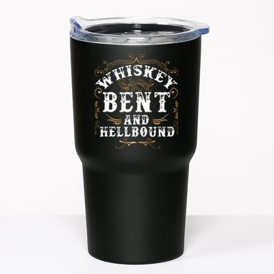 Whiskey Bent And Hellbound Shirts Funny Whiskey Bourbon Tumbler