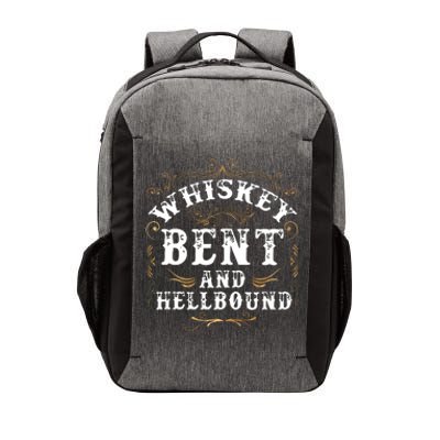 Whiskey Bent And Hellbound Shirts Funny Whiskey Bourbon Vector Backpack