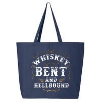 Whiskey Bent And Hellbound Shirts Funny Whiskey Bourbon 25L Jumbo Tote