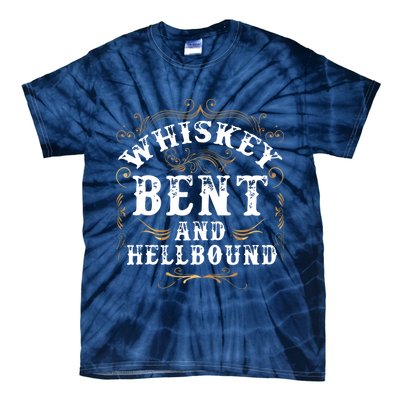 Whiskey Bent And Hellbound Shirts Funny Whiskey Bourbon Tie-Dye T-Shirt