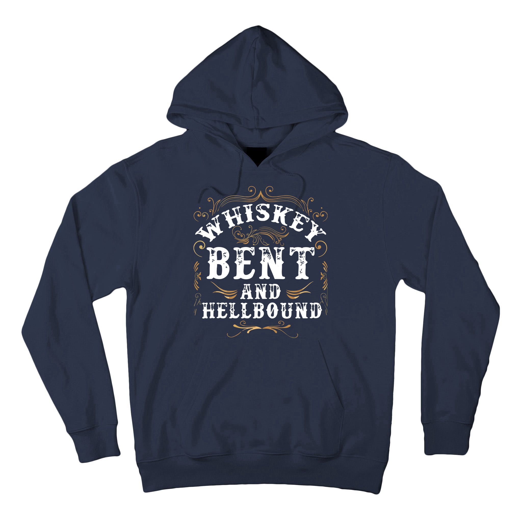 Whiskey Bent And Hellbound Shirts Funny Whiskey Bourbon Tall Hoodie