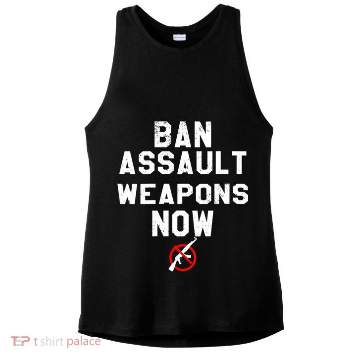 Womens Ban Assault Weapons Now Anti Gun March Ladies PosiCharge Tri-Blend Wicking Tank