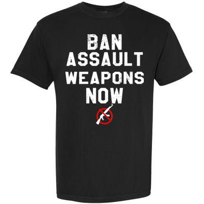 Womens Ban Assault Weapons Now Anti Gun March Garment-Dyed Heavyweight T-Shirt