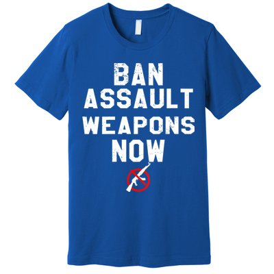 Womens Ban Assault Weapons Now Anti Gun March Premium T-Shirt