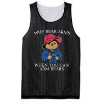 Why Bear Arms When You Can Arm Bears Funny Mesh Reversible Basketball Jersey Tank