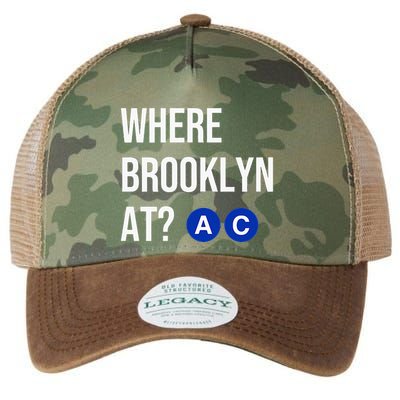 Where Brooklyn At Ac Nyc Train Legacy Tie Dye Trucker Hat