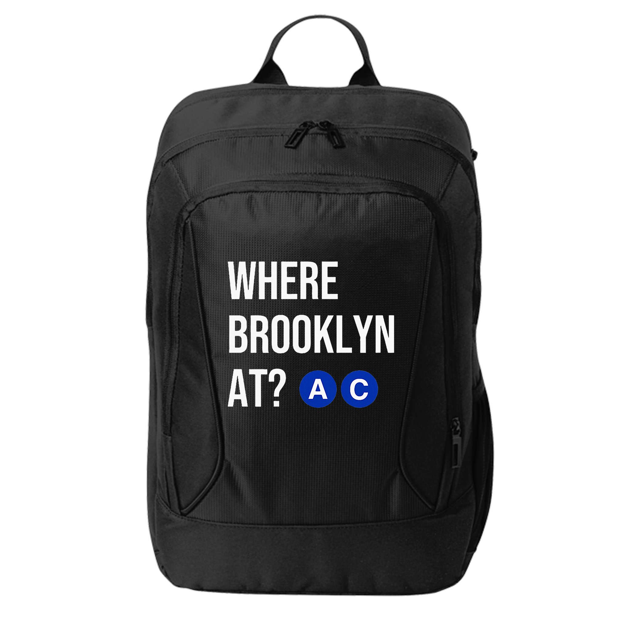 Where Brooklyn At Ac Nyc Train City Backpack