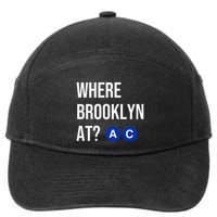 Where Brooklyn At Ac Nyc Train 7-Panel Snapback Hat