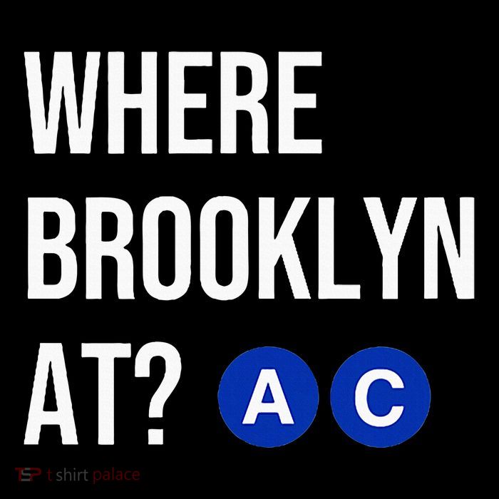 Where Brooklyn At Ac Nyc Train Women's V-Neck T-Shirt