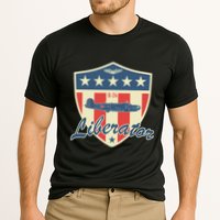 Ww2 Bomber Airplane 24 Liberator Cooling Performance Crew T-Shirt