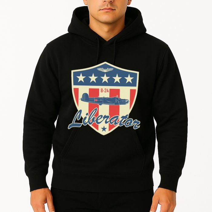 Ww2 Bomber Airplane 24 Liberator Hoodie