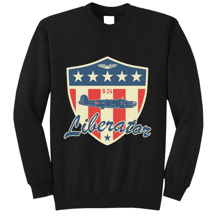 Ww2 Bomber Airplane 24 Liberator Sweatshirt