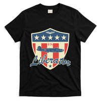 Ww2 Bomber Airplane 24 Liberator T-Shirt
