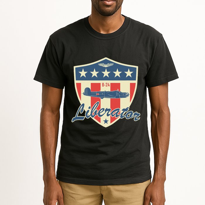 Ww2 Bomber Airplane 24 Liberator Tall T-Shirt