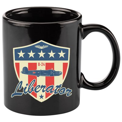 Ww2 Bomber Airplane 24 Liberator 11oz C Handle Ceramic Mug