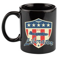 Ww2 Bomber Airplane 24 Liberator 11oz C Handle Ceramic Mug