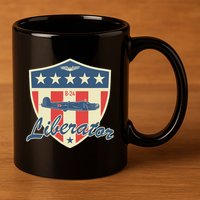 Ww2 Bomber Airplane 24 Liberator 11oz C Handle Ceramic Mug