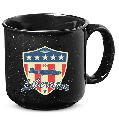Ww2 Bomber Airplane 24 Liberator 15oz Campfire Ceramic Mug
