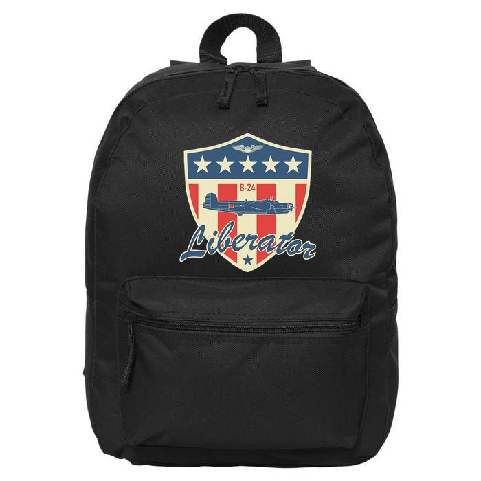 Ww2 Bomber Airplane 24 Liberator 16 in Basic Backpack