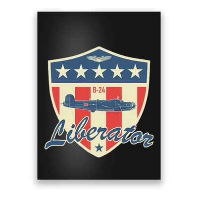 Ww2 Bomber Airplane 24 Liberator Poster