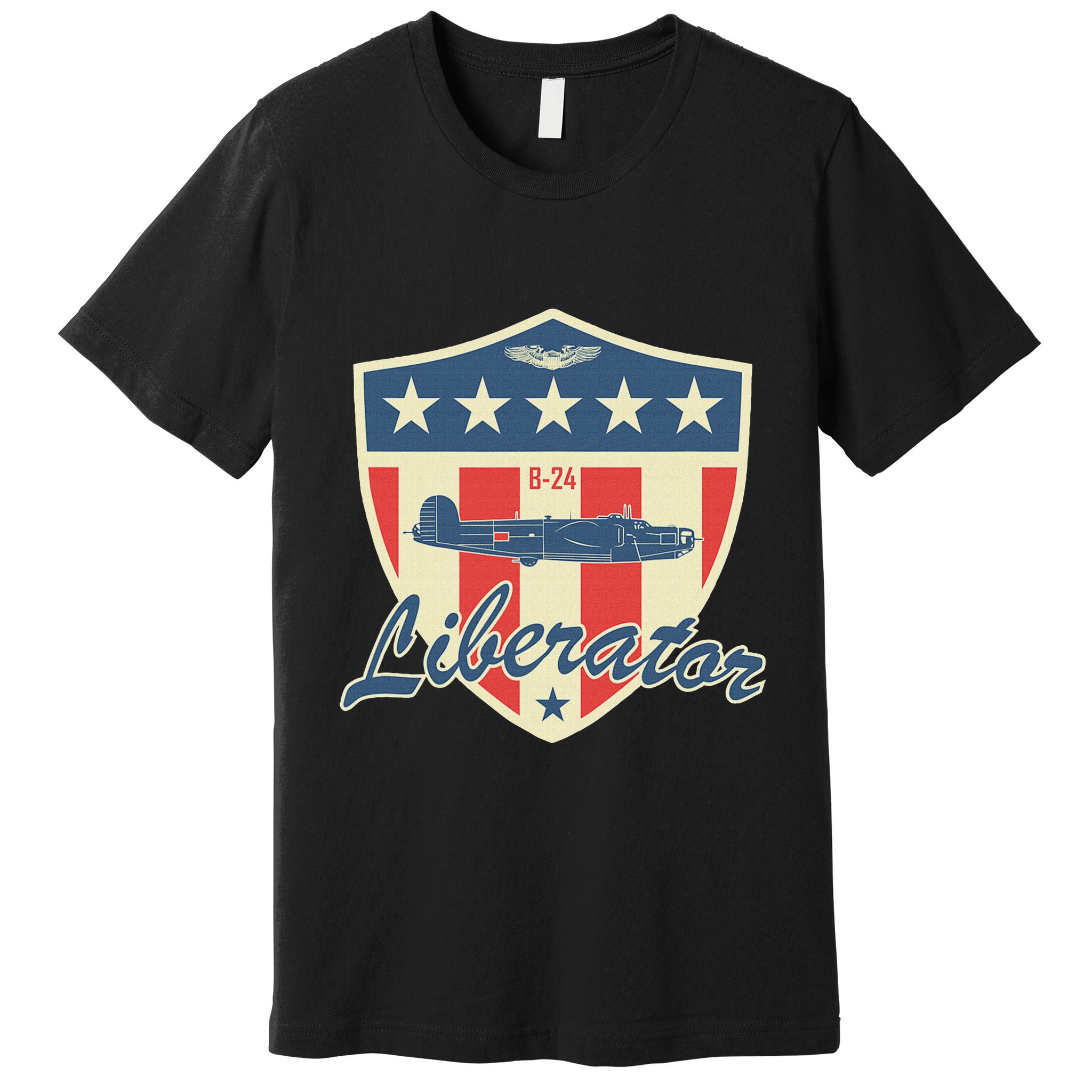 Ww2 Bomber Airplane 24 Liberator Premium T-Shirt