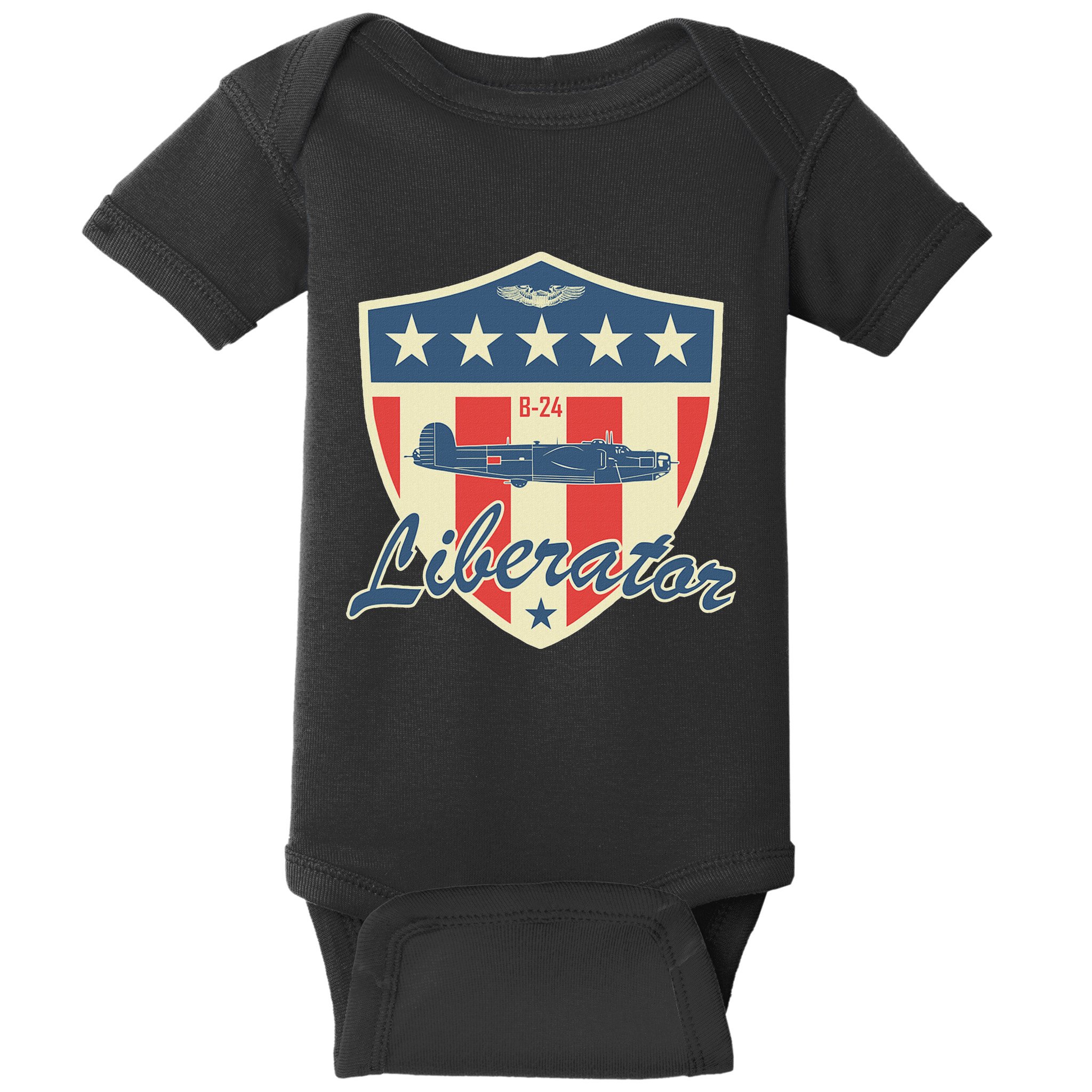 Ww2 Bomber Airplane 24 Liberator Baby Bodysuit