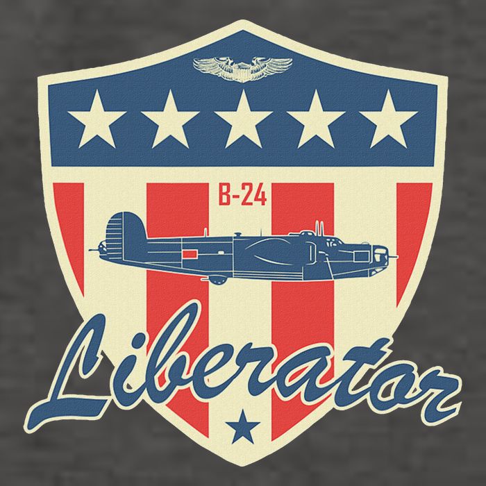 Ww2 Bomber Airplane 24 Liberator Vector Backpack