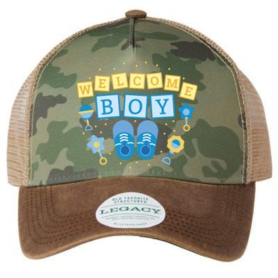 Welcome Baby Boy Gift Legacy Tie Dye Trucker Hat