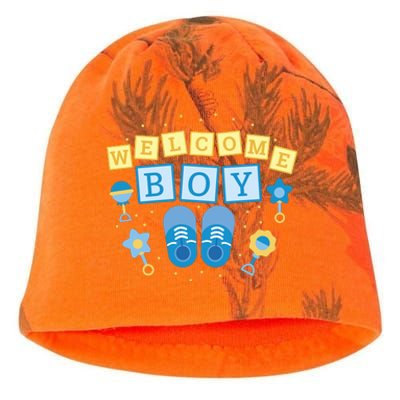 Welcome Baby Boy Gift Kati - Camo Knit Beanie