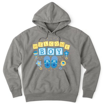 Welcome Baby Boy Gift Hoodie