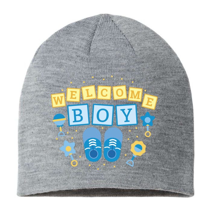 Welcome Baby Boy Gift Sustainable Beanie