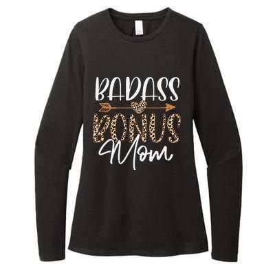 Wife Badass Bonus Mama Funny Step Mom Mothers Day Lady Women Womens CVC Long Sleeve Shirt