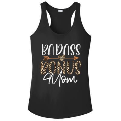 Wife Badass Bonus Mama Funny Step Mom Mothers Day Lady Women Ladies PosiCharge Competitor Racerback Tank