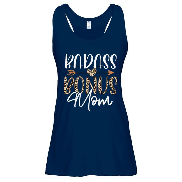 Wife Badass Bonus Mama Funny Step Mom Mothers Day Lady Women Ladies Essential Flowy Tank