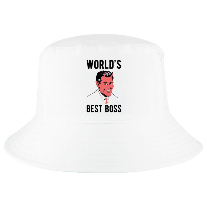 Worlds Best Boss Funny Evil Cool Comfort Performance Bucket Hat