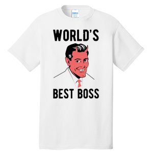 Worlds Best Boss Funny Evil Tall T-Shirt